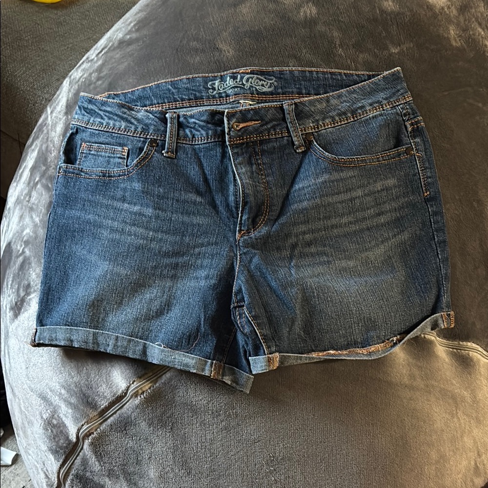 Women's Blue Denim Shorts